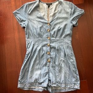 Demin Aqua Romper